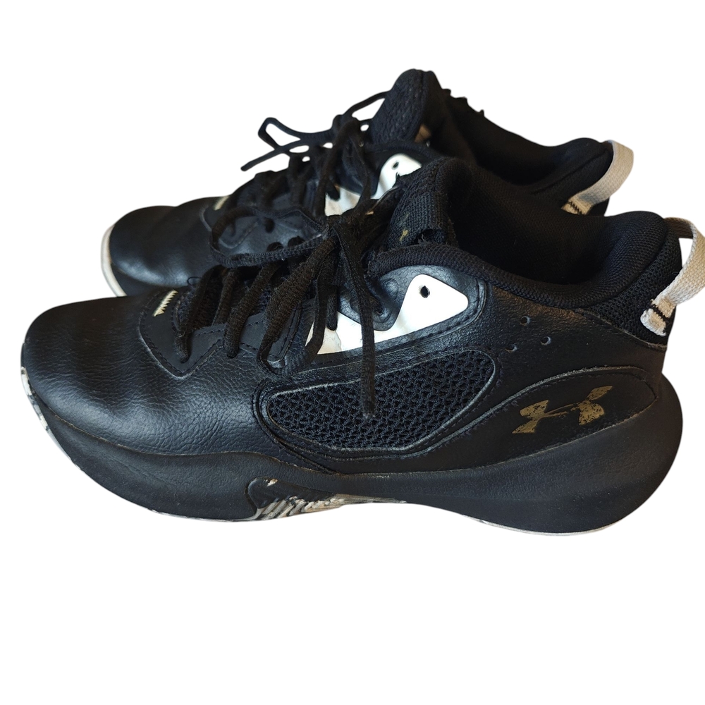 Under Armour Black and Gold Sneakers